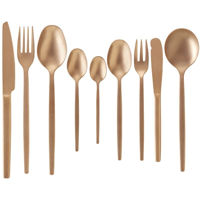 108 tlg. Besteckset ALEX BRONZE, mit bronze, matte PVD Beschichtung, Chromnickelstahl 18/10 Image