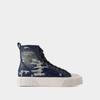 Sneakers The High Top - Marc Jacobs - Baumwolle - Blau