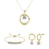 Mia Octavia Sets - Gold und Kristall