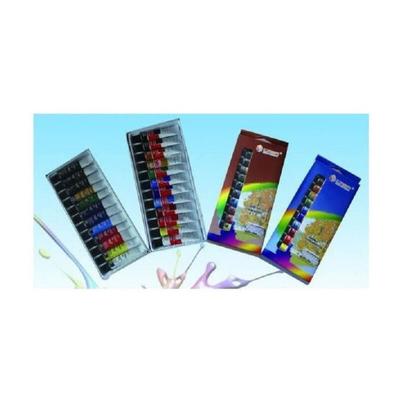 Trade Shop - set 12 ölfarben in verschiedenen farben, 12-ML-TUBEN, malen, hobby, zeichnen - Image