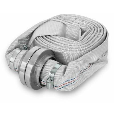 Eberth - 2' Feuerwehrschlauch Flachschlauch mit Storz Kupplung, Schlauch Länge 10m, Durchmesser 2 Image