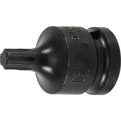 Kraft-Bit-Einsatz Länge 42 mm Antrieb Innenvierkant 12,5 mm (1/2') T-Profil (für Torx) T45 Image