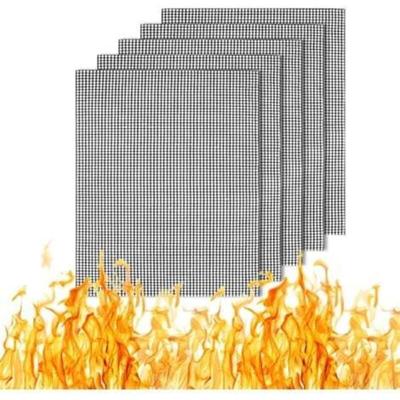 Lablanc - 5 Stück Mesh-BBQ-Grillmatte, Antihaft-BBQ-Grillmatte, wiederverwendbare BBQ-Grillmatte, Image