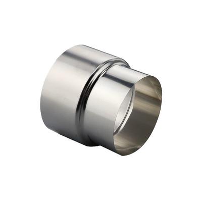 Edelstahl-Ofenrohr-Reduzierstück, Rohrverbinder, Schornsteinrohr-Adapter – Ø80 mm/Ø60 mm (1 Stück) Image