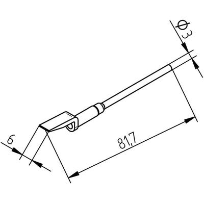 Entlötspitze Spitzen-Größe 6 mm Inhalt 2 St. - Ersa Image