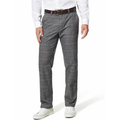 Walbusch Herren Gürtel-Chino Wool-Look Grau kariert Image