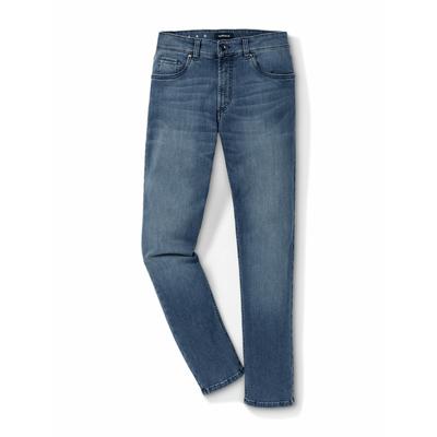 Walbusch Herren Comfort-Flex Jeans Hose Blau Image