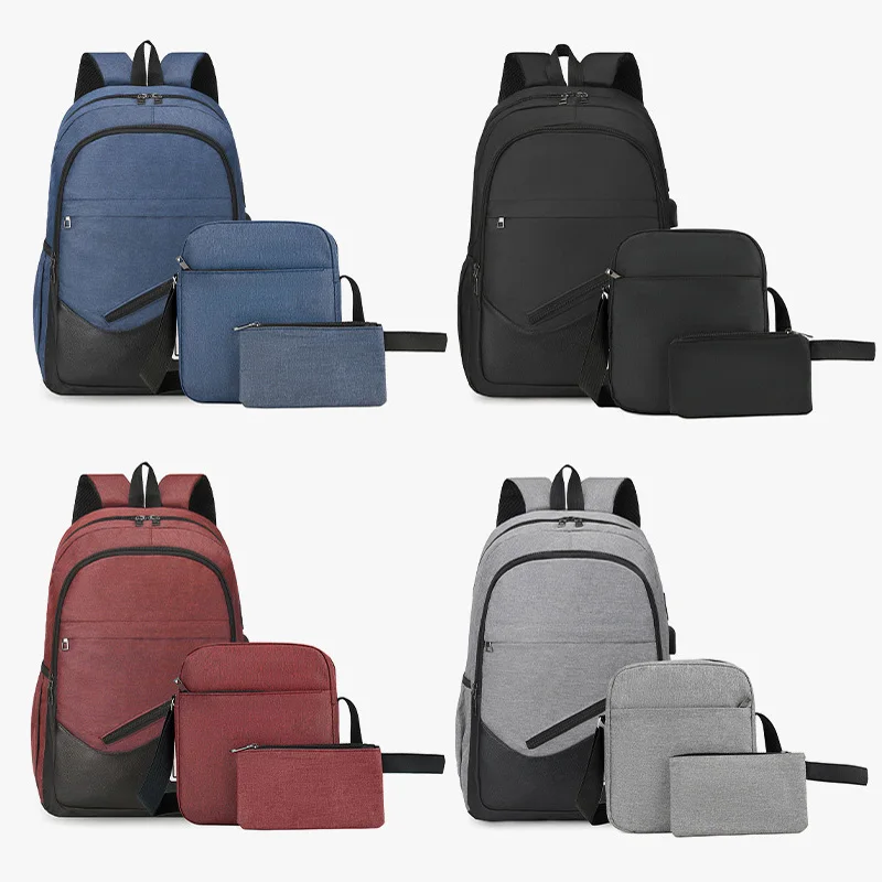 3 pièces enfants sac à dos ensemble retour à l'école sacs pour filles garçons étudiants primaire enfants sacs à dos mode sac de voyage USB charge