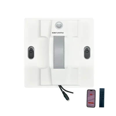 2025 Roboter-Fensterreiniger, Nassreinigung, 5600 Pa, starke Saug-App, elektrischer Glas-Staubsauger, Wischerreiniger, intelligente Fernbedienung Image