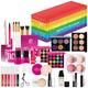 Makeup Set, All In One Makeup Kit, Cosmetic Make Up Starter Kit With Storage Bag Portable, Makeup Gift Set, Make Up Palette Eyeshadow Foundation Lip Gloss for Women & Girls