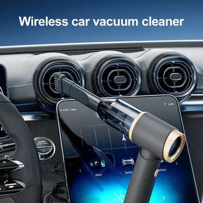 Auto Staubsauger Starke Saug Reinigung Mini Drahtlose Tragbare Handhled Staub Gebläse Maschine Haushaltsgeräte Fahrzeug Reiniger Image