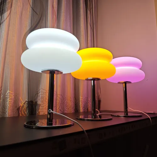 LED-Lampe, Kunststoff-Lampenschirm, Schlafzimmer, Zimmerlampen, 9-stufiges Dimmen, USB-Stecker, Wohnzimmer, Arbeitszimmer, Dekoration, Umgebungs-Tischlampe