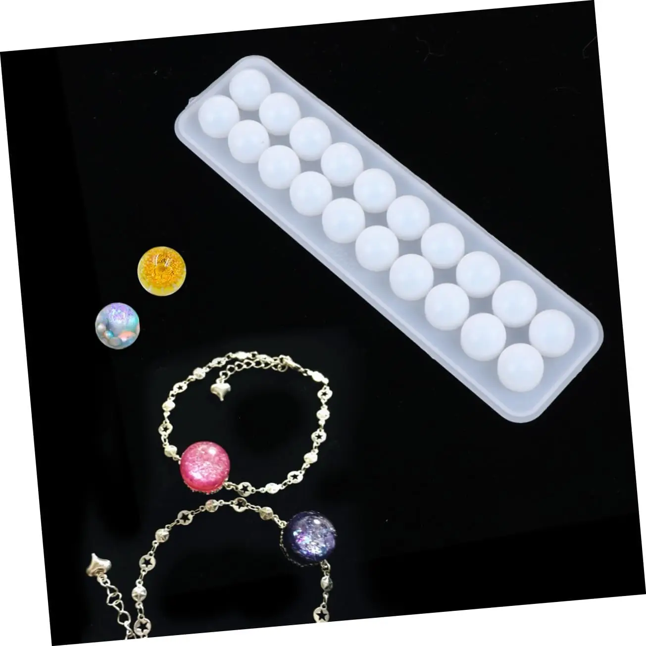 Lebensmittelqualität Silikon Eiswürfel Ball Eiswürfelform faule Person kleine Eisperlen Haushalt schnell gefrorene Silikon Eis Aufbewahrungsbox Image