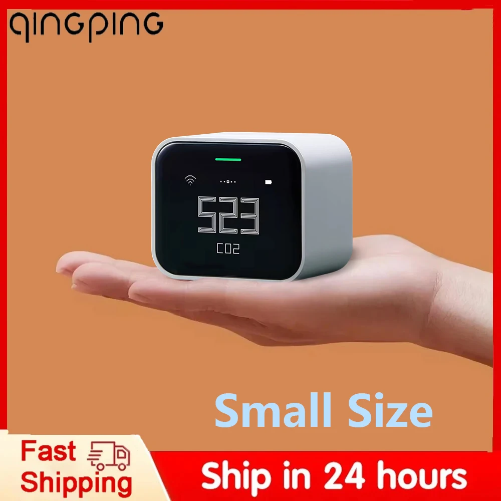 Qingping Smart Air Detector Lite CO2 PM2.5 PM10 Temperatur-Feuchtigkeitsmonitor Touchscreen für Mihome APP für Apple HomeKit Image