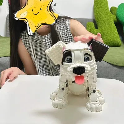 2025 NEUE Cartoon 101 Welpen Modell Baustein Ziegel Hund Diy Kreative Montage Bildungs Architektur Spielzeug Geschenk 1722 Stücke Image