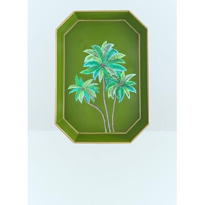 Les-Ottomans Palms Iron Tray