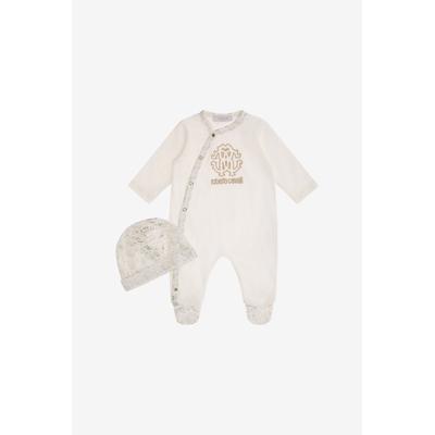 Roberto Cavalli Rc Monogram Embroidery Babygrow Set