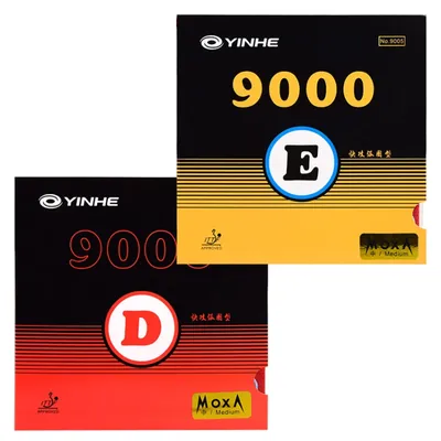 Yinhe-sticky rubber for table tennis, fast attack with loop, ping pong game, 9000d, 9000e