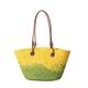 HGNOF Casual Rattan Large Capacity Tote Designer Wicker Woven Women Handbags Summer Beach Bali Straw Bag Lady Travel Big Basket Purse(11)