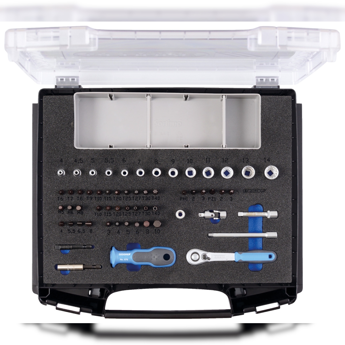 GEDORE Steckschlüssel-Satz 1/4" in i-BOXX 72, 1101-D 20 Image