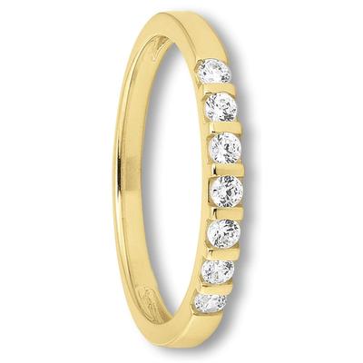 Goldring ONE ELEMENT "Zirkonia Ring aus 333 Gelbgold Zirkonia Ring aus 333 Gelbgold" Gr. 56, gold, Fingerringe, Damen, 56,mit Zirkonia, Gelbgold 333-Gold, Gelbgold 333, Gold, ein stilvolles Accessoire für Damen mit Geschmack Image