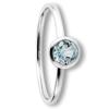 Goldring ONE ELEMENT "Blau Topas Ring aus 333 Weißgold" Gr. 50, silber, Fingerringe, Damen, 50, Weißgold 333-Gold, Weißgold 333, Gold, für Damen – elegant, modern & vielseitig kombinierbar