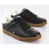 Sneaker BUFFALO "LIBERTY ONE", Damen, Gr. 39, schwarz, Lacklederimitat, klassisch, Schuhe, Schnürschuh, Retro-Sneaker, Freizeitschuh mit weichem Schaftrand