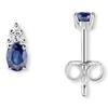 Paar Ohrhänger ONE ELEMENT "0.04 ct Diamant Brillant Safir Ohrringe Ohrstecker", silber, Ohrringe, Damen, Damen, 0,04 ct mit Diamant, Weißgold 585-Gold-Diamanten, Weißgold 585, Gold, Diamanten, aus 585 Weißgold – für Damen – elegant, modern &...