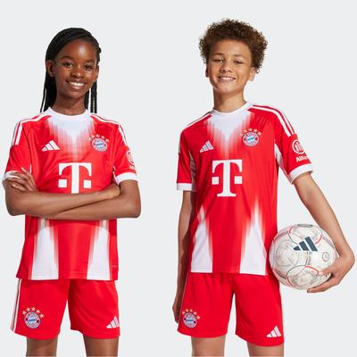 Fußballtrikot ADIDAS PERFORMANCE "FCB H JSY Y", Kinder, Gr. 140, rot, Obermaterial: 100% Polyester, sportlich, Rundhals, Kurzarm, Trikots Image
