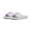 Badesandale PUMA "POPCAT 20", Gr. 38, lila frost, wild berry, Synthetik, sportlich, Schuhe