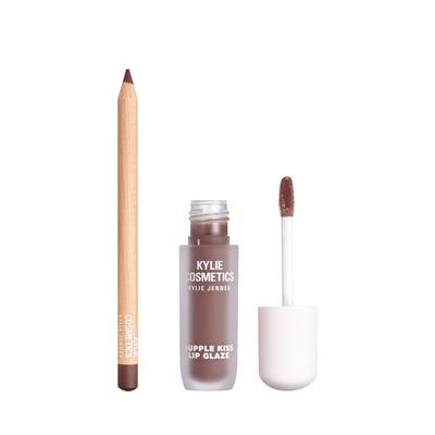 KYLIE COSMETICS Glossy Lip Kit Make-up Set 612 - ESPRESSO 1 g Braun Image
