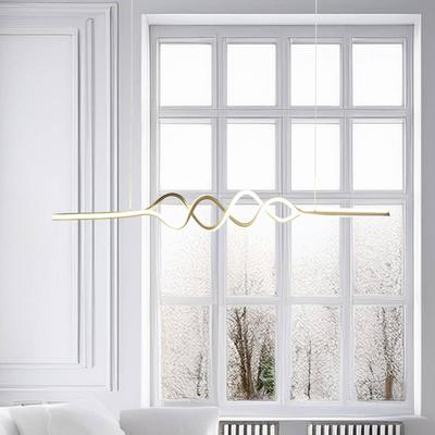Milagro Lighting LED-Hängeleuchte Ancona, Metall, gold/schwarz, 4.000 K Image