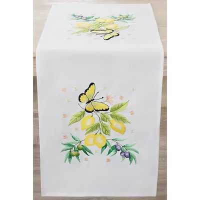 Stickläufer Zitronen & Schmetterling Image