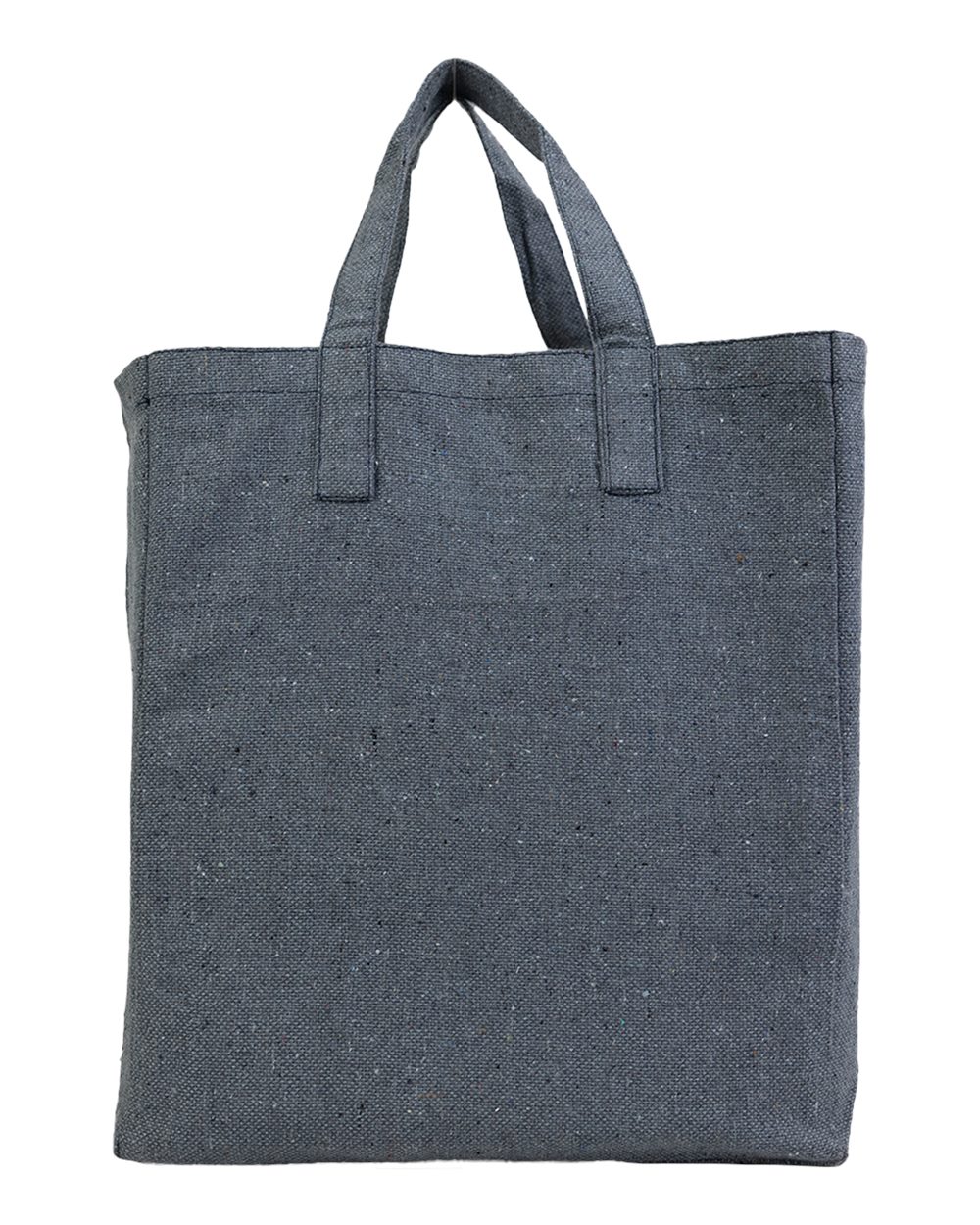 Q-Tees S900 Sustainable Grocery Bag in Navy Blue | Canvas