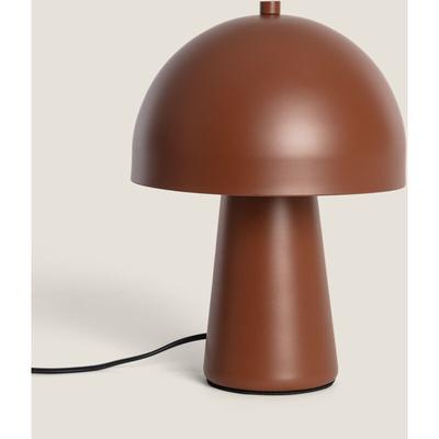 Tischlampe Metall Quinga Braun Image
