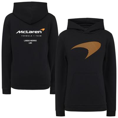 McLaren Lando Norris Fahrer Hoodie – Schwarz – Kinder Image