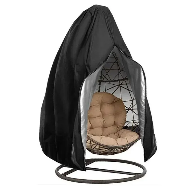 Staubdichte Abdeckung für Vogelneststuhl, Gartenschaukelabdeckung für den Außenbereich, Eierschale, Garten-Hängesessel, wasserdichter Sonnenschutz, Größe: 115 x 190 cm