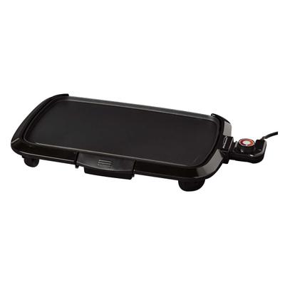 Brentwood 1,200-Watt Non-Stick Electric Griddle With Drip Tray, Adjustable Temperature And Cool-Touch Handles, 16-In. X 10-In., Black