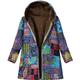 Per donna Giacca in Pile Cappotto Giacca con Cappuccio Caldo Confortevole Cerniera Tasca Moda Moderno Casual Stampa Uscire Weekend Cerniera Regolare Con Cappuccio Vestibilità regolare Manica Lunga