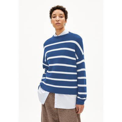 MERINAA STRIPES - Frauen Loose Fit Strickpullover - mehrfarbig (Größe: S) Image