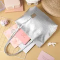 Borsa con stampa coccodrillo Borsa da donna con manico superiore alla moda Borsa in pelle Borsa da viaggio quotidiana di grande capacità Borsa da college da donna