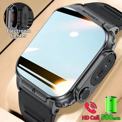 LIGE Militär smartwatch Männer Fitness Tracker Gesundheit Monitor uhr Outdoor Camping 500 mAh Große Batterie Tracker Sport Smartwatch