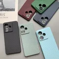 Per Realme GT 7/GT 7T/GT7 PRO Custodia di lusso in fibra Kevlar Texture PC Cover posteriore per Realme GT 7 T PRO Paraurti antiurto Funda