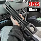 Organizer per spazi vuoti per seggiolino auto da 2 pezzi - Scatola portaoggetti 2 in 1 a tenuta stagna e antigoccia, striscia universale per spazi vuoti per seggiolino auto