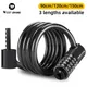 WEST BIKING lucchetto per cavo per bicicletta Password a 5 cifre sicurezza antifurto lucchetto per bici lucchetto per moto E-Bike MTB accessori per bici da strada