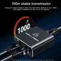 Adattatore Ethernet 1 ingresso 4 uscite da 1000 Mbps 1 a 2/3/4 RJ45 LAN Internet Splitter Cat 6 RJ45 Gigabit Switch per PC Laptop TV Box Router