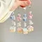 HUA Sweet Pet House Welpe Schlüsselanhänger Anhänger Schleife Stern Charm Rucksack Tasche hängen Paar Ornamente Girly Herz Telefon Kette Geschenke
