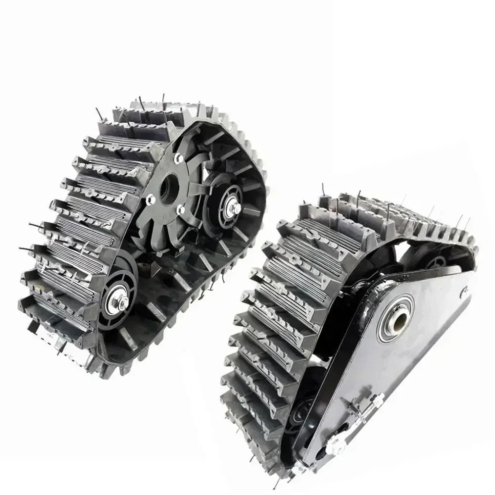 Paar 23T S Größe ATV Snow Tracks Go Kart Karting UTV Buggy Quad Rear Snowmobile Track Wheel Tire Sand Montage