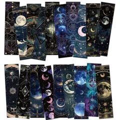 30Pcs The Secret of Tarot Bookmark Moon Mysterious Style Decoration Reading Book Student Stationary Supplies Reading Bookmark