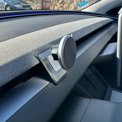 For Tesla Model Y Launch 2025 Model 3 Highland 2024 Phone Holder Mount Magnetic Phone Mount for iPhone 16 Pro Max Plus 15 14 13